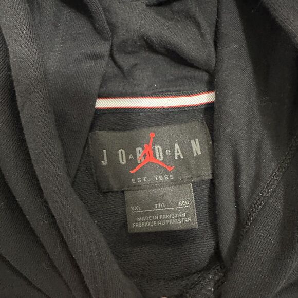 Air Jordan Essentials Fleece Pullover Hoodie Size XXL Men's Black FB7336 010 - Picture 6 of 11